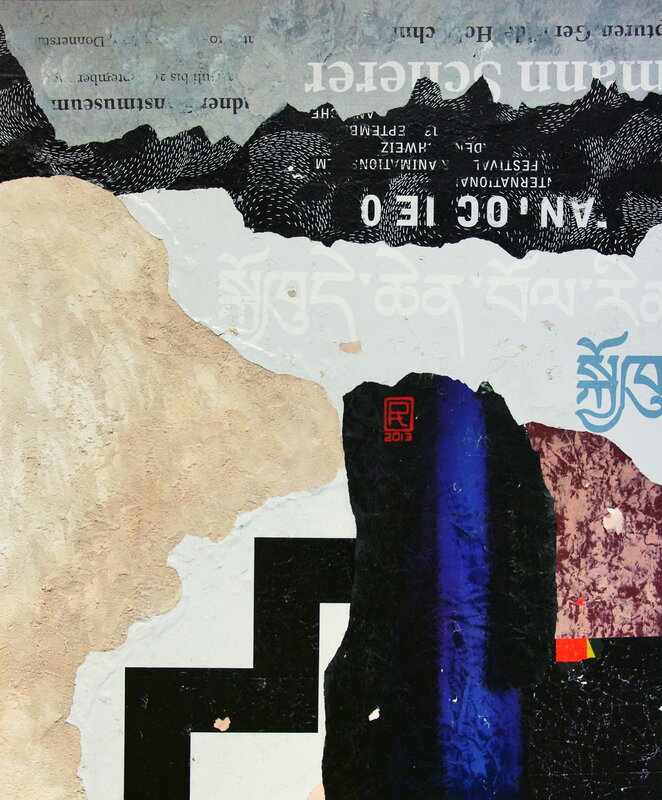 Acrylic collage by Roberto Abt